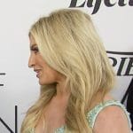 Ashley Bellman’s mint embellished dress on E! News