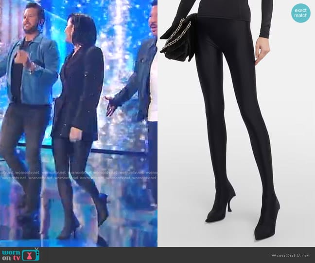 Balenciaga Hourglass Pantaleggings worn by Katy Perry on American Idol