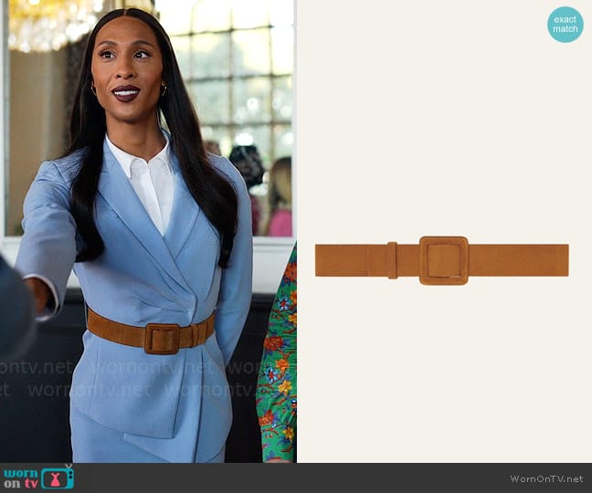 ba&sh Betty Belt worn by Sofia Salinas (Michaela Jaé Rodriguez) on Loot