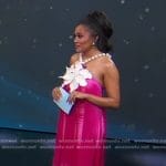 Blake Newby’s pink fringe dress on Good Morning America