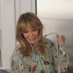 Wendy’s blue floral print blouse on All American