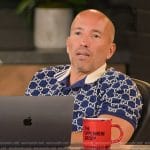 Jason’s blue logo polo on Selling the OC