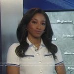 Brittany’s white fringe trim dress on Good Morning America