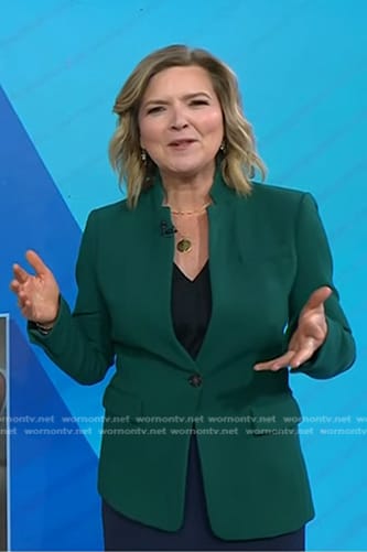 Christine Romans’ green blazer on Today