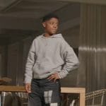 Coop’s black patchwork jeans on All American