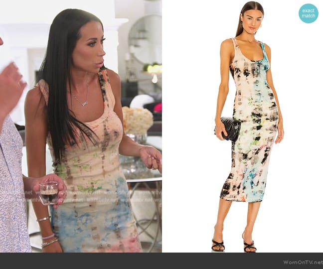 Cotton Citizen Verona Midi Dress worn by  on The Real Housewives of New Jersey