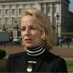 Daisy McAndrew’s black tweed coat on Today