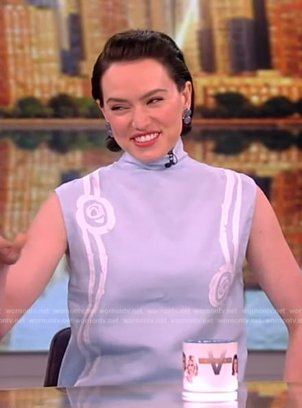 Daisy Ridley’s floral dress on The View