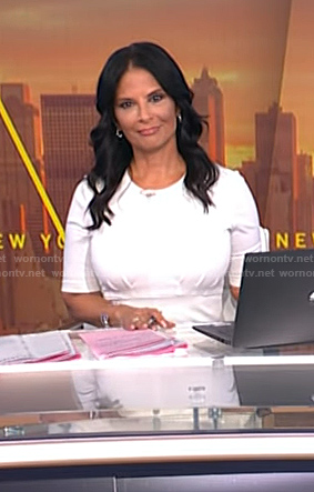 Darlene’s white sheath dress on Today