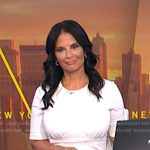 Darlene’s white sheath dress on Today