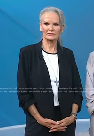 Denise Brown’s black cropped jacket on Today
