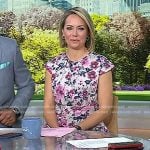 Dylan’s pink floral midi dress on Today