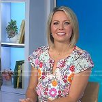 Dylan’s floral print dress on Today
