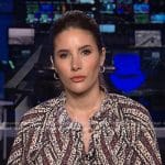 Elwyn Lopez’s flora stripe blouse on NBC News Daily