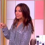 Gretta Monahan’s silver sequin blouse on The View