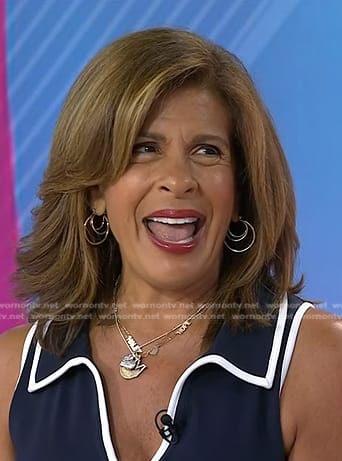 Hoda’s triple hoop earrings on Today