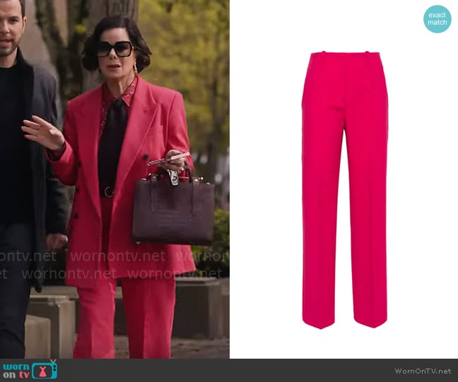 Hugo Wide-leg tailored trousers worn by Margaret Wright (Marcia Gay Harden) on So Help Me Todd