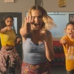 Imogen’s blue tank top and floral leggings on Pretty Little Liars Original Sin