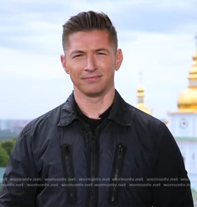 James Longman’s zip jacket on Good Morning America