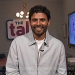 Jay Shetty’s light blue jacket on The Talk