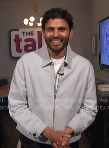 Jay Shetty’s light blue jacket on The Talk
