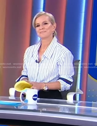 Jennifer’s striped shirt on Good Morning America