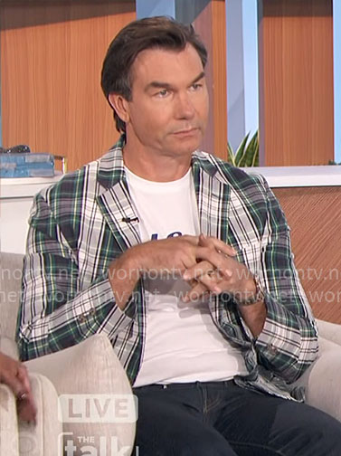 Jerry’s green plaid jacket on The Talk