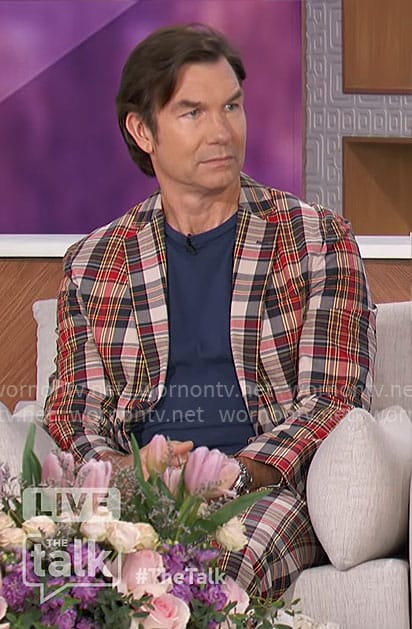 Jerry’s plaid suit on The Talk