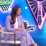 Jess Smith’s lilac Nike sneakers on Good Morning America