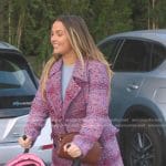 Jo’s pink plaid coat on Greys Anatomy