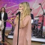 Kate Hudson’s pink sheer dress on Today
