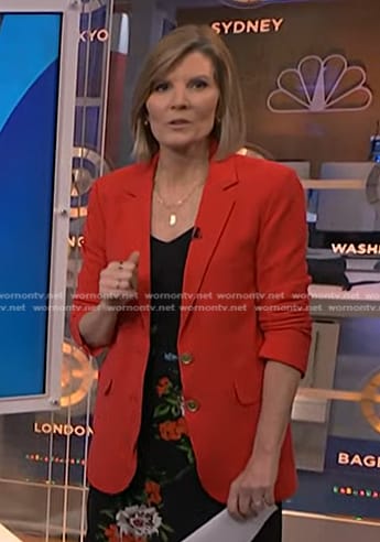Kate’s red blazer on NBC News Daily