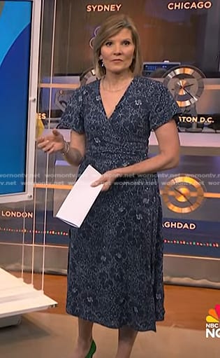 Kate’s blue floral dress on NBC News Daily