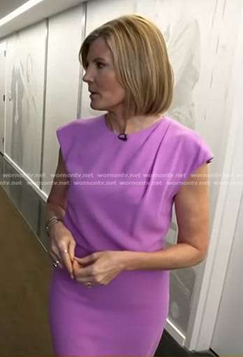 Kate’s pink cap sleeve dress on NBC News Daily