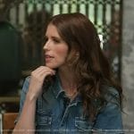 Katherine Schwarzenegger’s denim jumpsuit on Today