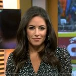Kaylee’s black floral top on Today