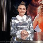 Keltie’s silver sequin top and skirt on E! News