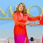 Kim Fields’ red ombre maxi dress on Tamron Hall Show