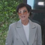 Kris’s gray coat on The Kardashians