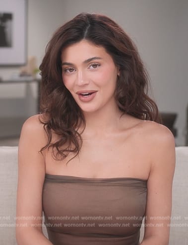 Kylie’s confessional tube top on The Kardashians
