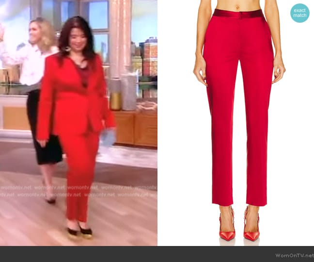 Rebel Trouse L'Agence worn by Ana Navarro on The View