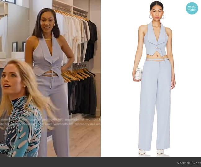 Lovers and Friends Frankie Top worn by Brandi Marshall (Brandi Marshall) on Selling the OC