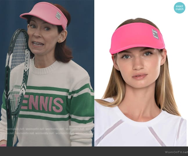 Lucky in Love Logo Stretch Visor worn by Elsbeth Tascioni (Carrie Preston) on Elsbeth