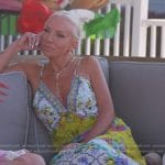 Margarette’s floral print slip dress on The Real Housewives of New Jersey