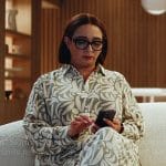 Molly’s green printed shirt and pants set on Loot