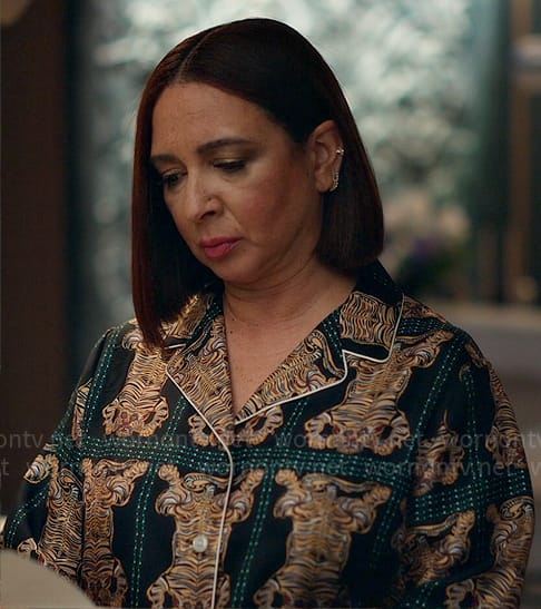 Molly’s tiger print pajamas on Loot