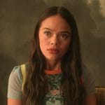 Mouse’s green printed sweater vest on Pretty Little Liars Original Sin