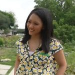 Nancy Chen’s yellow floral vest on CBS Mornings