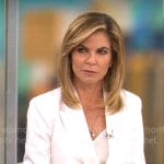 Natalie Morales’ white blazer on CBS Mornings