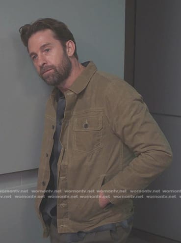 Nick Marsh’s beige jacket on Greys Anatomy
